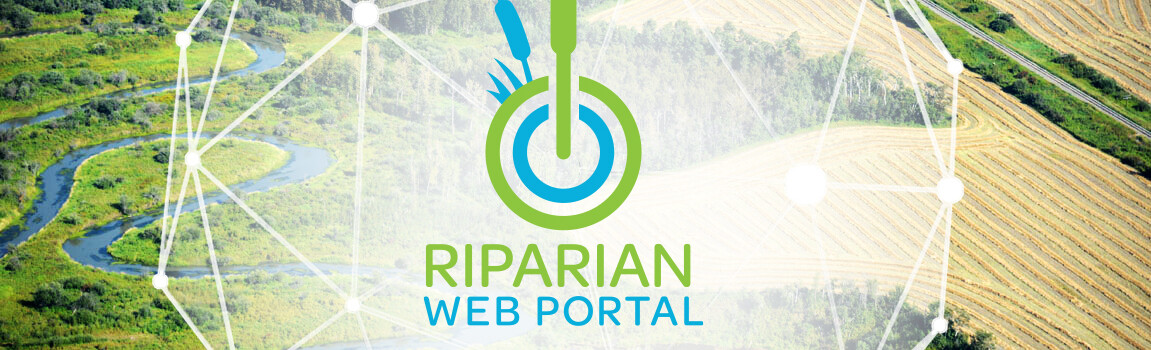 Riparian Web Portal landing page.