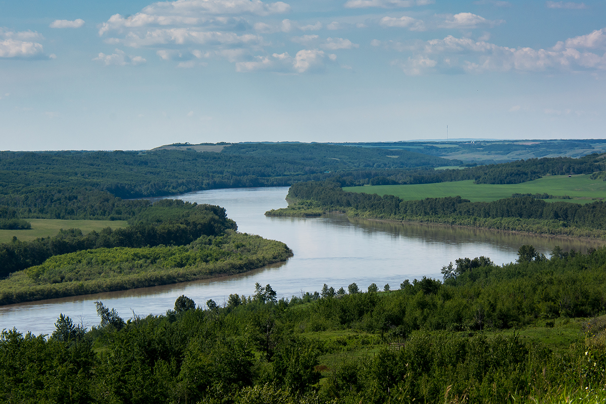 View of the North Saskatchewan River near Frog Lake.